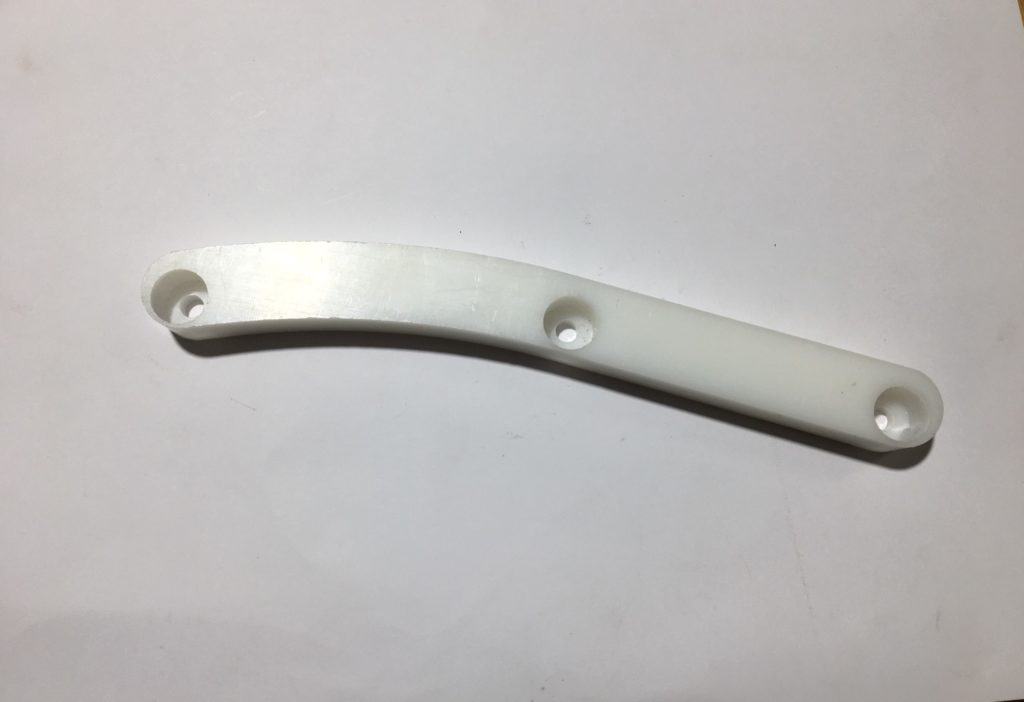 Destemmer wear strip, 290mm, 3 holes, B625808
