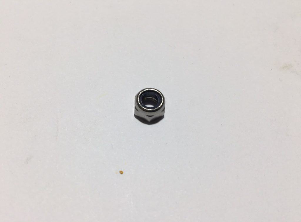 Belt joiner nut, M5, stainless steel, nylock, B008123