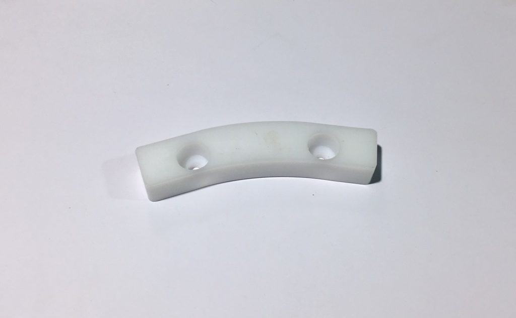 Destemmer wear strip, 150mm, 2 holes, B609948