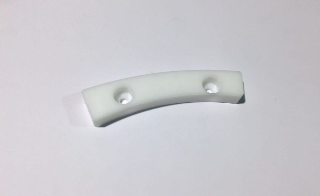 Destemmer wear strip, 168mm, 2 holes, B625810