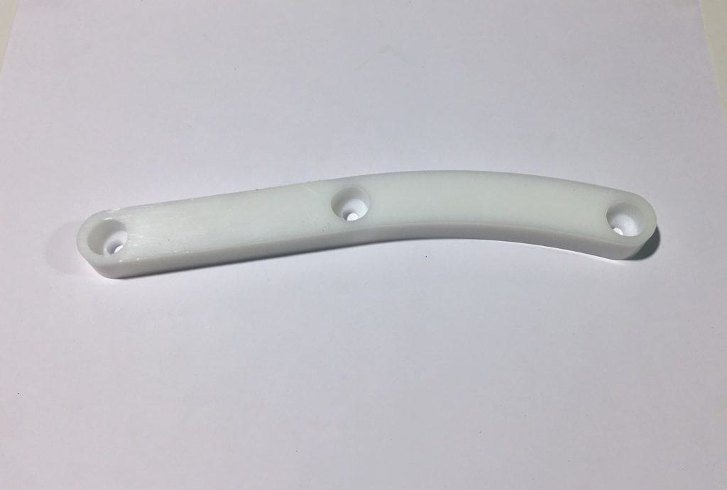 Destemmer wear strip, 293mm, 3 holes, B030809