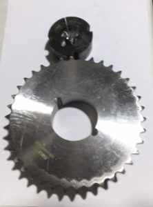 Eccentric shaft driven sprocket, 38T, three quarter inch pitch, G250064