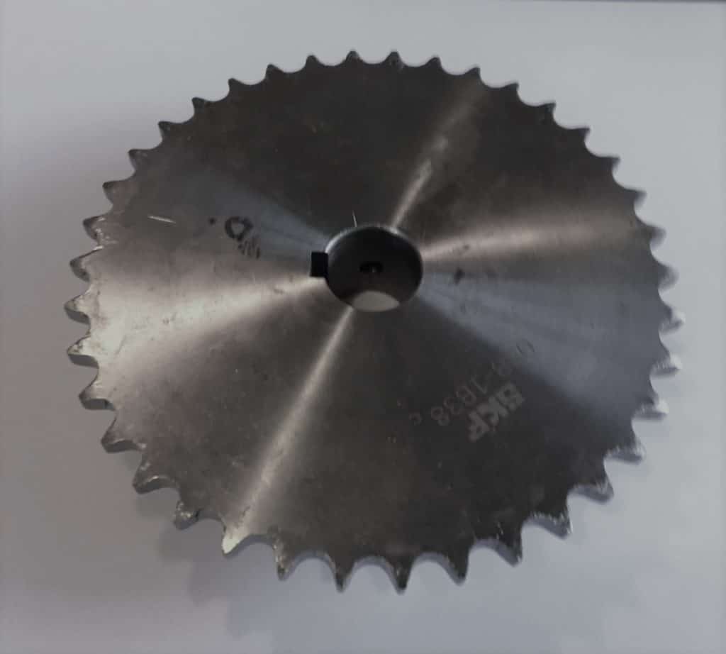 Main belt driven sprocket, 38T, half inch pitch, G385242