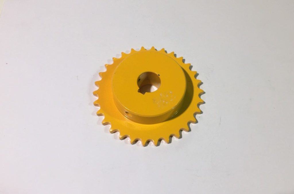 Main belt pulley driven sprocket, 30T, half inch pitch, G386550