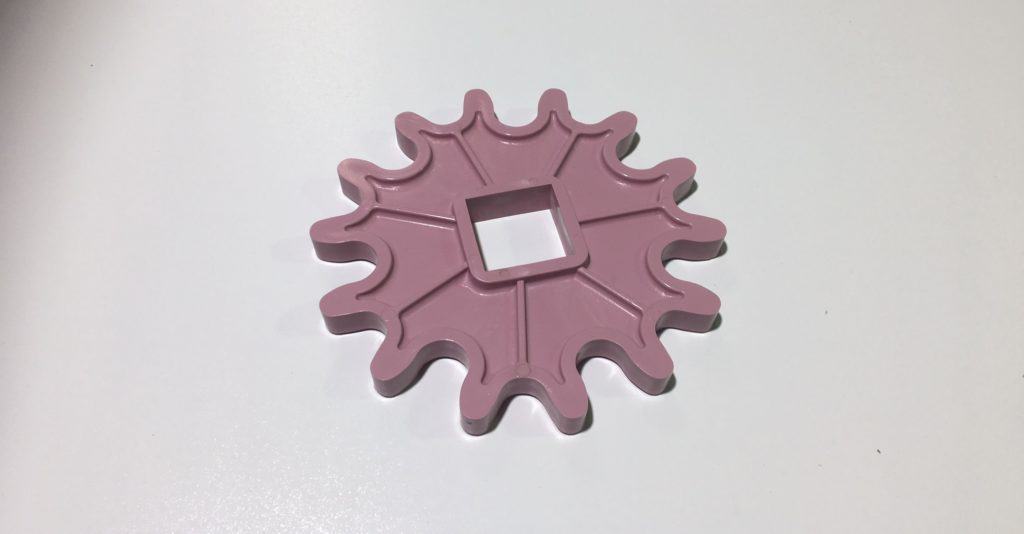 Pink destemmer drive sprocket, B610362