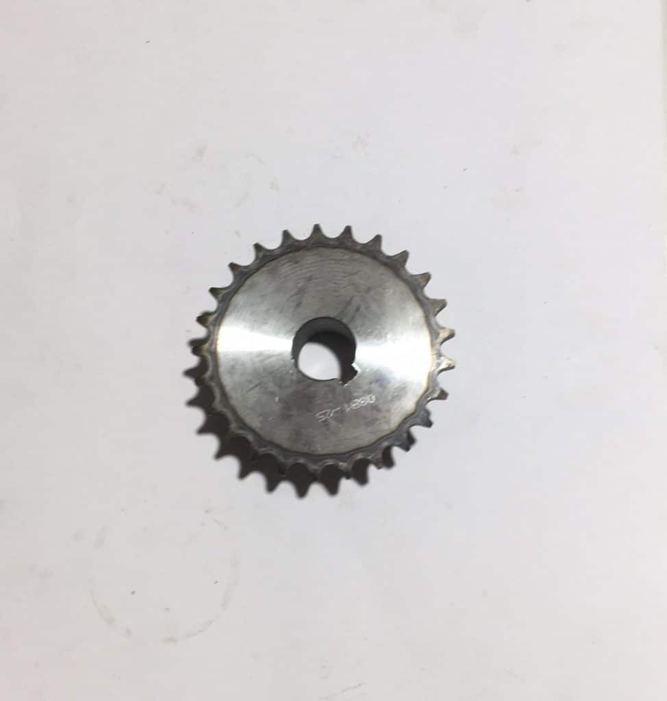 Cross conveyor driven sprocket, 25T, half inch pitch, G387183