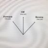 Forward, off, reverse switch assembly, no return, diagram, GBD3103