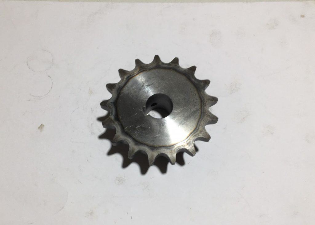 Main belt pulley drive sprocket, 17T, three quarter inch pitch, G386300