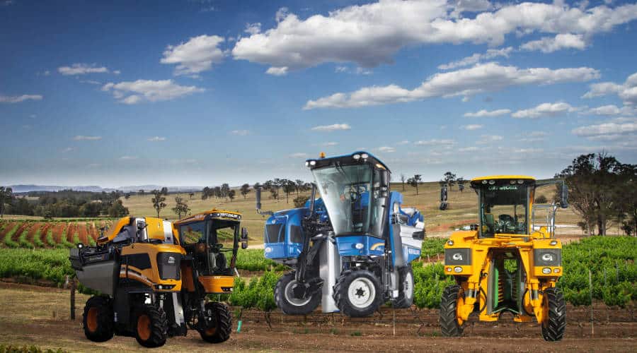 grape-harvester-machines-vineyard