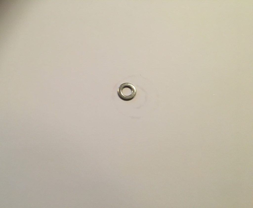 8mm stainless steel flat washer, P08112