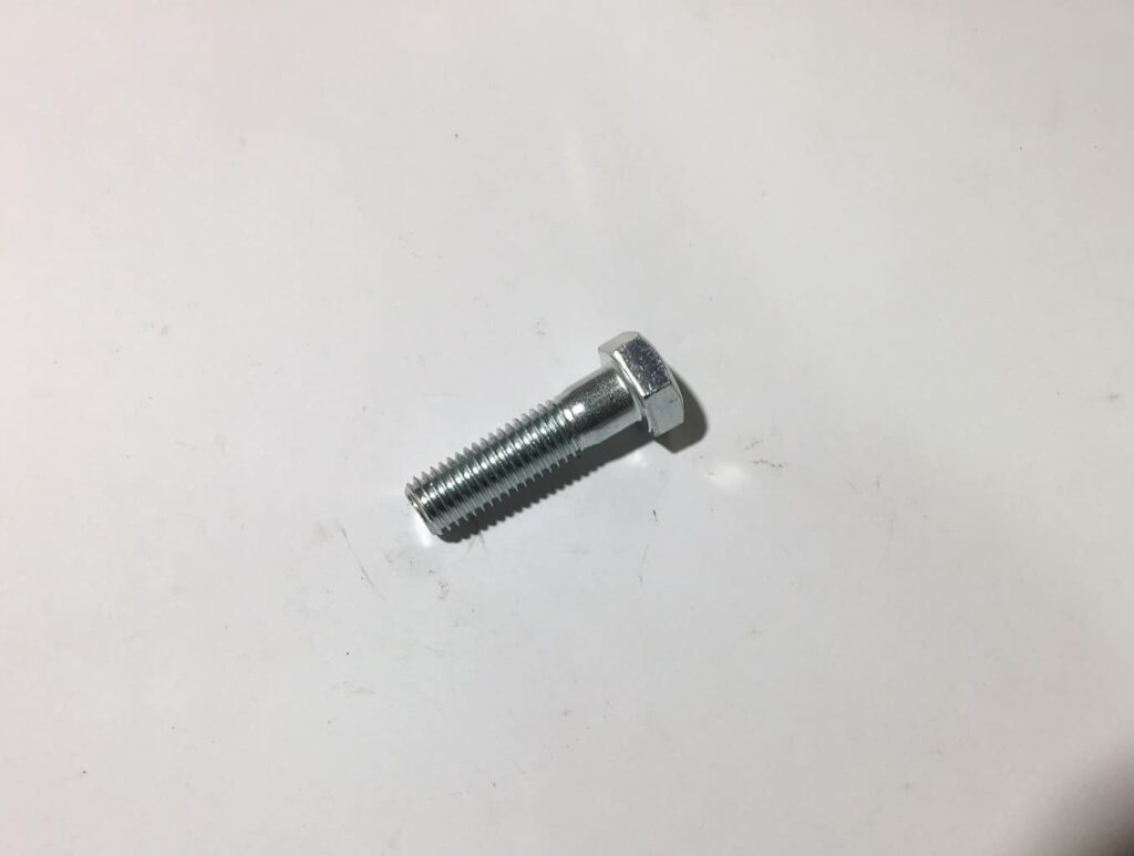 M14 x 50mm high tensile zinc plated bolt, B280264
