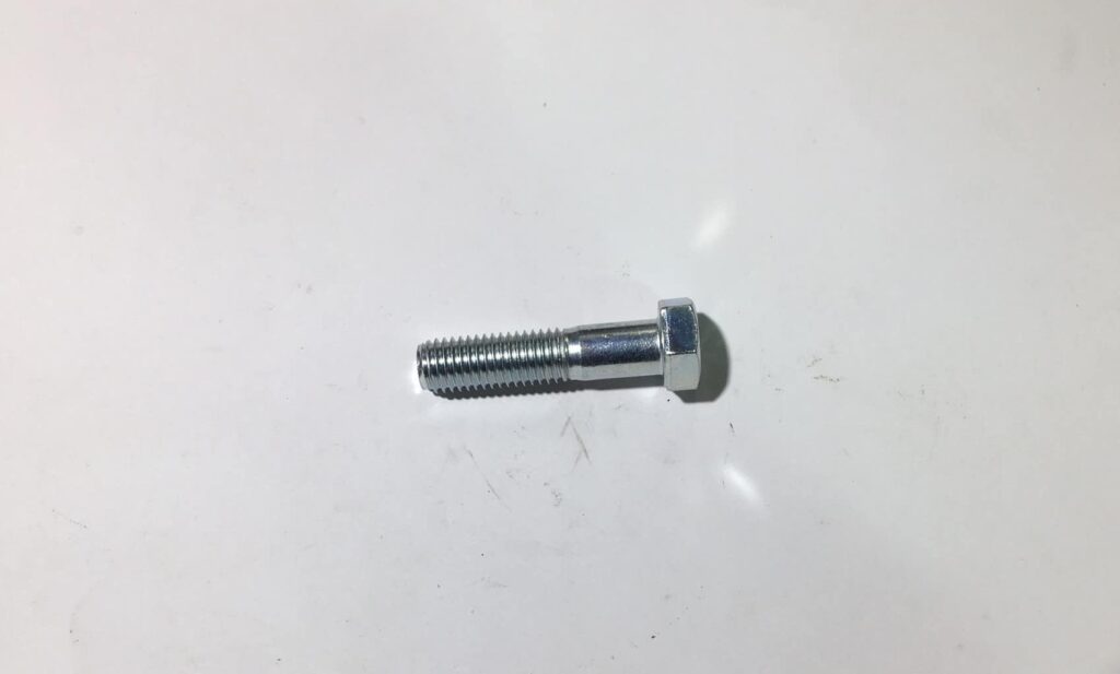 M14 x 60mm high tensile zinc plated bolt, B117821